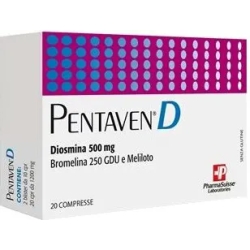 Pentaven D 20 Compresse rivestite - Integratore alimentare drenante