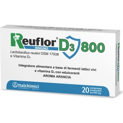 Reuflor D3 800 20 Compresse Integratore per la flora batterica intestinale