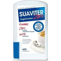 Suaviter Zero Classic - Dolcificante Aspartame Zero Calorie 650 compresse