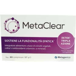 Metaclear 60 compresse - Integratore per la funzionalità epatica