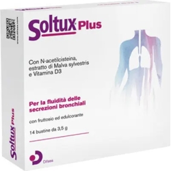 Soltux Plus 14 Bustine Da 3,5 gr - Integratore Per Le Secrezioni Bronchiali