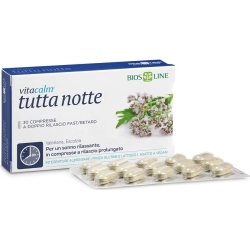 VitaCalm Tutta Notte 30 compresse - Integratore utile al sonno - Bios Line