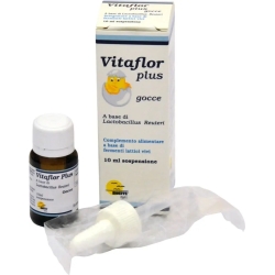 Vitaflor Plus Gocce 10 ml - Integratore Probiotico per Lattanti