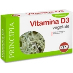 Kos Principia Vitamina D3 Vegetale 60 Compresse - Integratore Per Sistema Muscolo Scheletrico