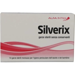 silverix - 14 garze sterili per l'igiene perioculare adulti e bambini