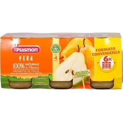 Plasmon omogeneizzato alla pera 6 vasetti da 104g
