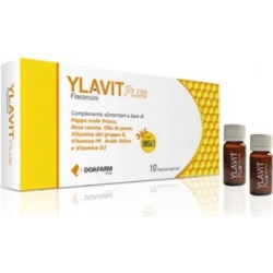 Ylavit Plus 10 flaconi da 10 ml - Integratore Multivitaminico