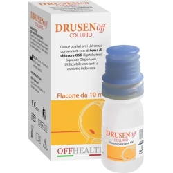 Drusenoff Collirio 10 ml - Soluzione Protettiva contro UV e Luce Blu