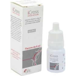 iCross Gocce Oculari Lubrificanti a base di Acido Ialuronico 8 ml