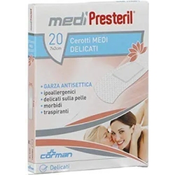 Medipresteril Cerotti Medi Delicati - 20 Cerotti Da 7 x 2 cm