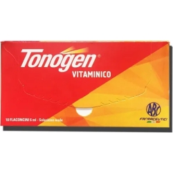 Tonogen 10 flaconcini 6 ml - Farmaco Vitaminico Ricostituente
