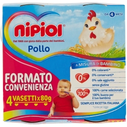 Omogeneizzato di pollo 80g - 4 Omogeneizzati