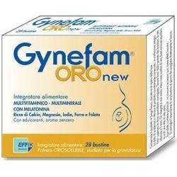 Gynefam oro new 28 bustine - integratore utile per la gravidanza