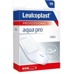 Leukoplast Cerotti Impermeabili Aqua Pro - 10 Medicazioni Trasparenti Da 63 x 38 mm