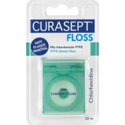 Curasept Floss PFTE Clorexidina - Filo interdentale 35 m
