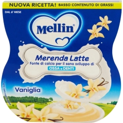 Merenda Latte Vaniglia 2x100g
