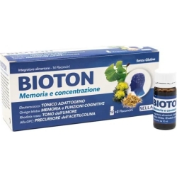 Bioton memoria e concentrazione - integratore alimentare 14 flaconcini