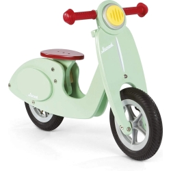 Scooter in legno vespa senza pedali Color Menta