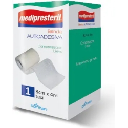 Medipresteril Benda Autoadesiva - 1 Benda Da 4 cm x 4 Mt