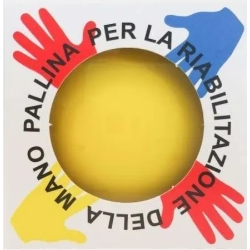 Pallina Per La Riabilitazione Della Mano Soft - Gialla