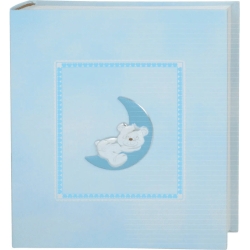Les petites - Album Nascita Orsetto 20x25cm - Celeste