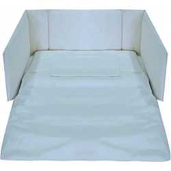 Completo piumone sfilabile per culla look at me - azzurro