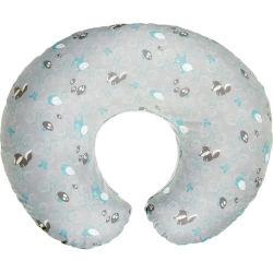 Chicco Boppy - Cuscino Allattamento con federa in cotone Sky