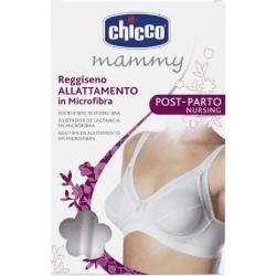 Chicco Mammy - Reggiseno per allattamento in cotone Microfibra Taglia 6D Colore Bianco