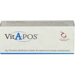 Vitapos pomata oftalmica con vitamina A 5 g - Omikron Italia