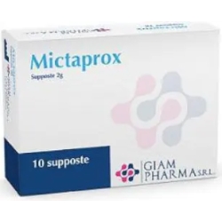 Mictaprox - Utile per l'evacuazione in casi di stipsi 10 Supposte da 2 g