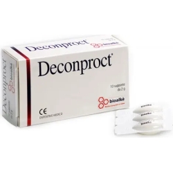 Deconproct 10 supposte - Lenitivo per il canale ano-rettale