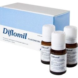 Diflomil 10 Flaconcini - Integratore A Base Di Fermenti Lattici Vivi