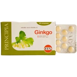 Kos Ginkgo Biloba Estratto Secco 60 Compresse - Integratore Per Il Microcircolo