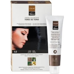 Vebix color - crema colorante tono su tono n. 1.0 nero