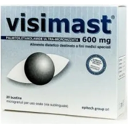 Doc Generici visimast 20 bustine microgranuli 600 mg - integratore per il benessere visivo