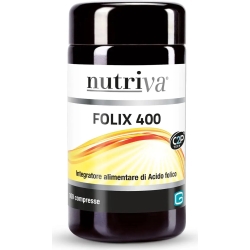 Nutriva Folix400 - Integratore Di Acido Folico 100 Compresse