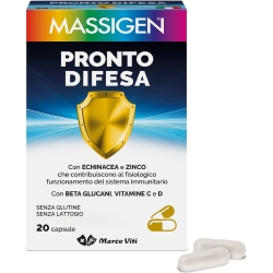 Massigen Pronto Difesa 20 Capsule - Integratore Per Il Sistema Immunitario