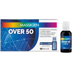 Massigen Over 50 - Integratore Tonico Energetico 10 Flaconcini