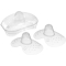 2 Paracapezzoli in Silicone Misura L
