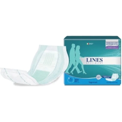 Lines Specialist - 30 Pannoloni Assorbenti Sagomati Plus per Incontinenza Misura Media