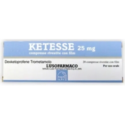Ketesse 25 mg - Trattamento Affezioni Dolorose 20 Compresse Rivestite