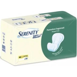 Serenity Soft Dry+ - 30 Pannoloni Assorbenti Sagomati Con Aloe Per Incontinenza Extra