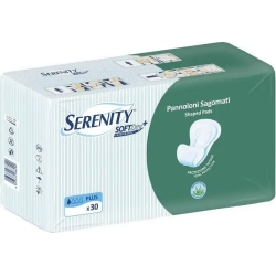 Serenity Soft Dry+ - 30 Pannoloni Assorbenti Sagomati Con Aloe Per Incontinenza Plus