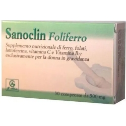 Sanodet Foliferro 30 Compresse - Integratore Per La Gravidanza