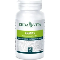 Erba Vita Ananas 125 tavolette - Integratore Drenante
