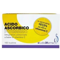 Acido Ascorbico Purissimo 100 Bustine - Integratore Di Vitamina C