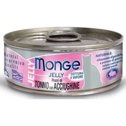 Natural Jelly Tonno e Acciughine - cibo umido per gatti 80 gr