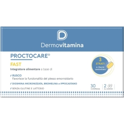 Dermovitamina Proctocare Fast 30 Compresse - Integratore Per Il Microcircolo