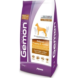 GEMON Maxi Puppy & Junior con Pollo e Riso - Cibo secco per cani 15 Kg