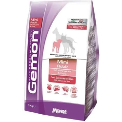 GEMON Mini Adult Salmone e Riso - Cibo secco per cani 3 Kg